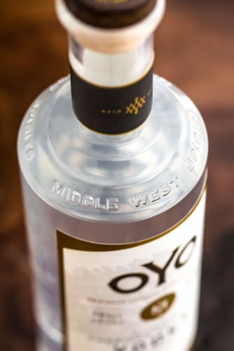 Middle West Spirits OYO Vodka Perspective: left