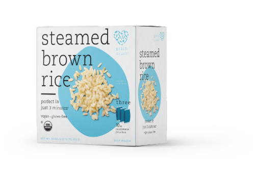Grain Trust™ Steamed Brown Rice Perspective: left