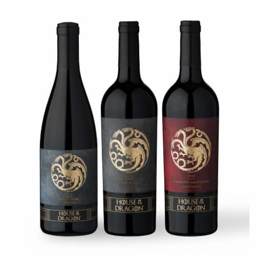 House Of The Dragon Pinot Noir Oregon Red Wine Perspective: left