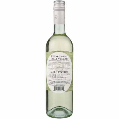 Dellatorri Pinot Grigio Italian White Wine Perspective: left