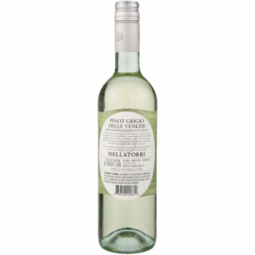 Dellatorri Pinot Grigio Italian White Wine Perspective: left
