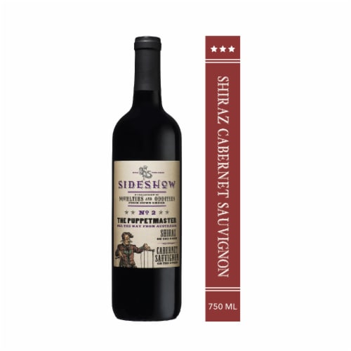 Sideshow Shiraz Cabernet Sauvignon Perspective: left