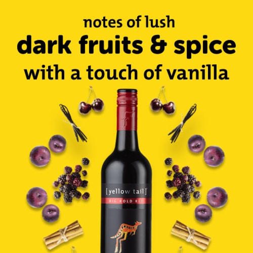 Yellow Tail Big Bold Red Blend-Australia Australia Perspective: left