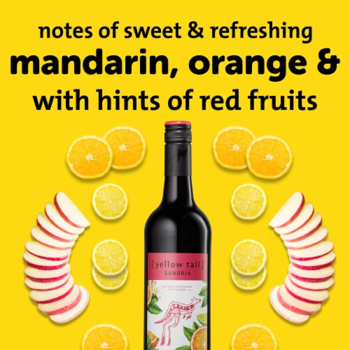 Yellow Tail Australia Fruits Sangria Perspective: left