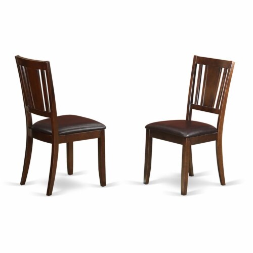 MLDU7-MAH-LC 7 Pc Kitchen nook Dining set-Kitchen Table and 6 Dining Chairs Perspective: left