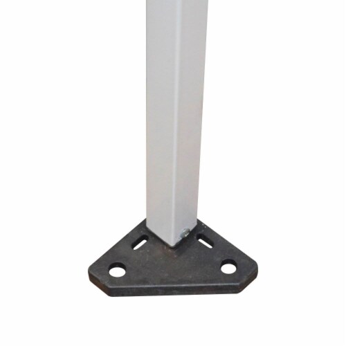 Caravan Canopy Pro 2 10 x 10 Foot Straight Leg Instant Canopy, White (3 Pack) Perspective: left
