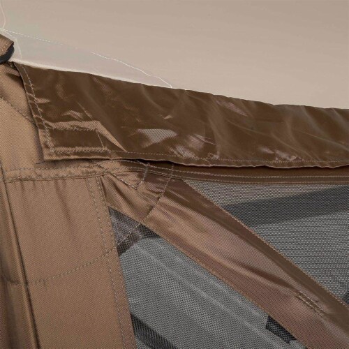 Clam Quick Set Escape Portable Camping Outdoor Gazebo Canopy Brown Tan 2 Pack 1 Unit Kroger