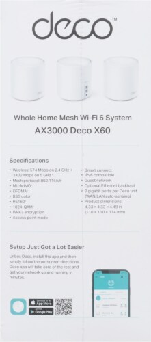 TP-Link Deco X60 Perspective: left
