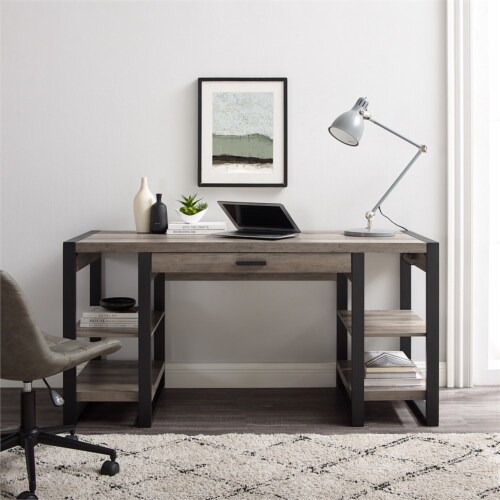 Grey shop wash desk