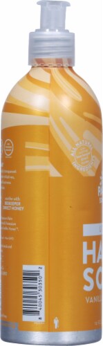Pacha Soap Co. Vanilla Almond Hand Soap Perspective: left
