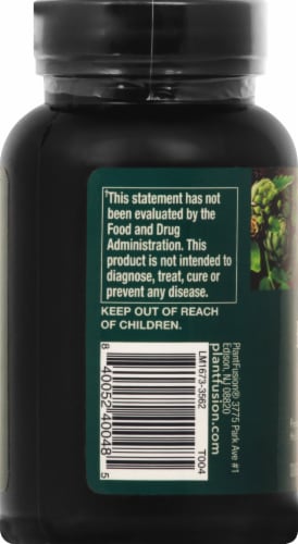 PlantFusion Vegan Biotin 5000mcg Perspective: left