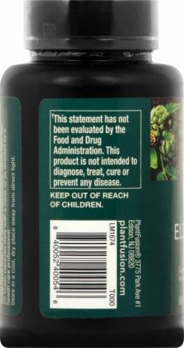 PlantFusion Vegan Black Elderberry 1150mg Perspective: left