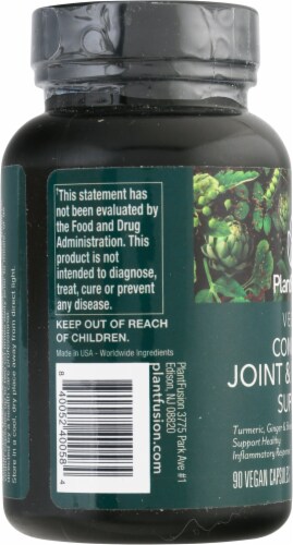 PlantFusion® Vegan Complete Joint & Mobility Support Capsules Perspective: left