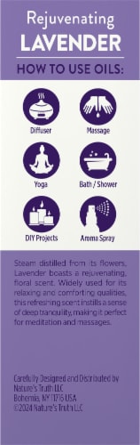 Nature's Truth® Lavender Essential Oil Perspective: left