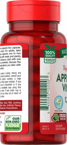 Nature's Truth Apple Cider Vinegar Capsules Perspective: left