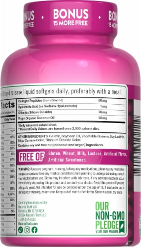 Nature's Truth® Hair Skin & Nails Biotin Dietary Supplement Rapid Release  Liquid Softgels 5000mcg, 165 ct - Harris Teeter