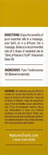 Nature's Truth® Frankincense Pure Essential Oil Perspective: left