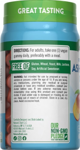 Nature's Truth Ashwagandha Gummy, Tropical Perspective: left