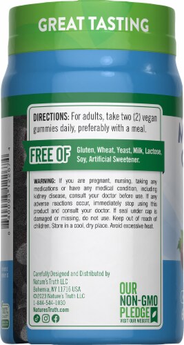 Nature's Truth Magnesium Glycinate 60 Gummies Perspective: left