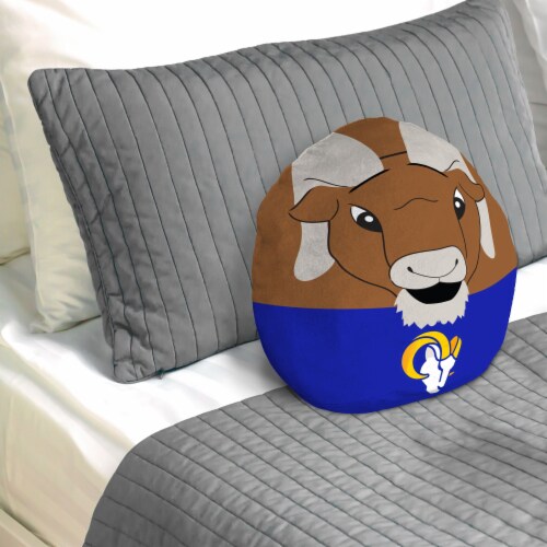 Classic Impressions LA Rams Mascot Pillow Perspective: left