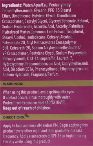 RoC® Retinol Correxion® Max Hydration Cream Perspective: left
