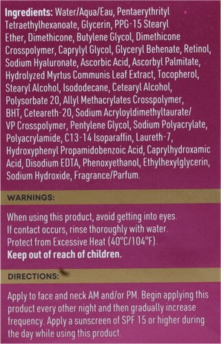 RoC® Retinol Correxion® Line Smoothing Max Hydration Cream Perspective: left