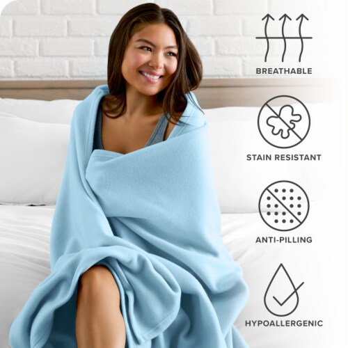 Hypoallergenic fleece blanket online