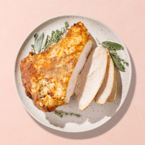 Home Chef Cold Bone-In Turkey Breast Perspective: left