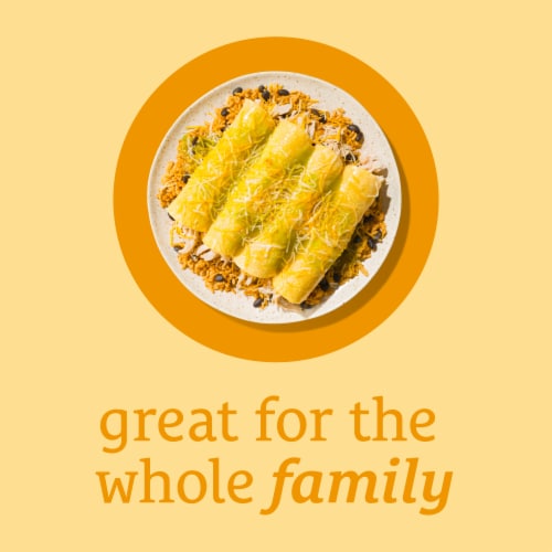 Home Chef Heat & Eat Family Meals Green Chicken Enchiladas Perspective: left