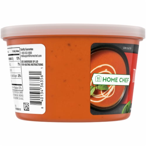 Home Chef Gluten Free Creamy Tomato Bisque Soup Perspective: left