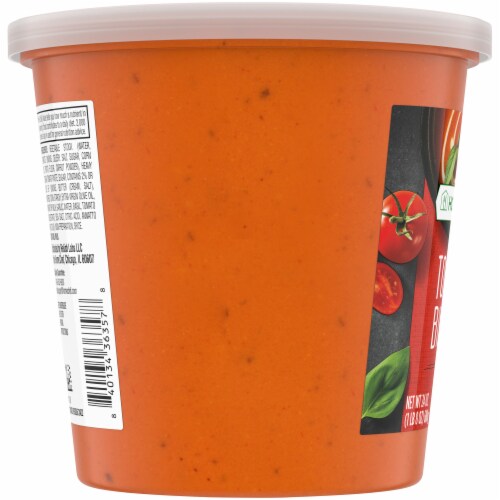 Home Chef Gluten Free Creamy Tomato Bisque Soup Perspective: left