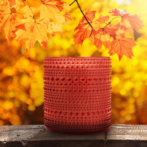 House of Velas Harvest Jar Candle Maplewood Forest Perspective: left
