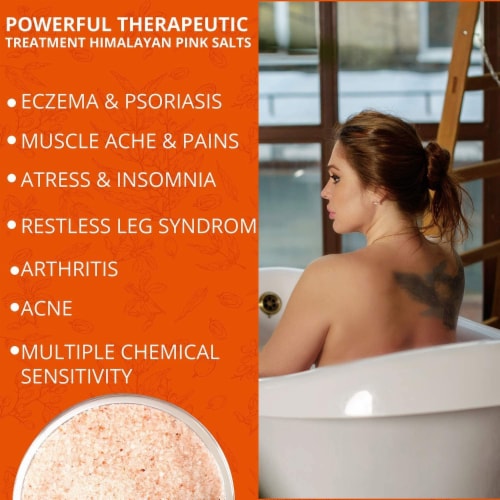 Himalayan Foot Soak, Infused with Blood Orange Extracts, Nourishing & Relaxing, 3 Pack Perspective: left