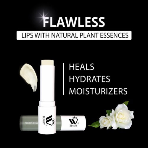 WBM Chapstick, Natural Ingredients to Hydrate & Soften Lips, Color Changing Balm, 12 Pack Perspective: left