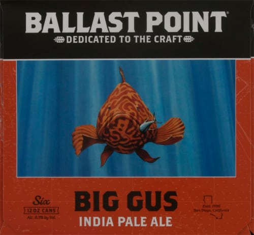 Ballast Point Big Gus India Pale Ale Beer Perspective: left