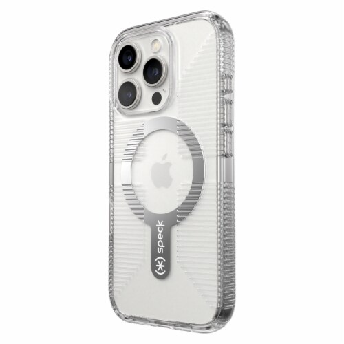 Speck® Gemshell® Grip MagSafe for Apple IP16PRO Case - Clear Perspective: left