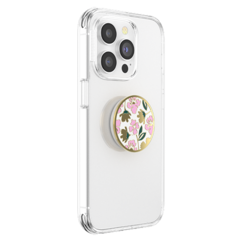 Popsockets Popgrip Premium - Enamel Feel Pretty Perspective: left