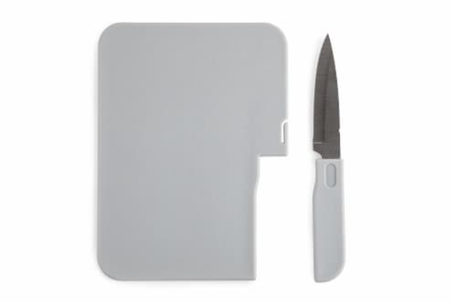 Core Home 2-in-1 Bar Board & Paring Knife Set - Assorted Colors Perspective: left