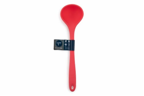 KitchenAid Nylon Ladle with Black Silicon Handle