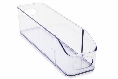 Core Kitchen Clear Plastic Fridge Bin Perspective: left