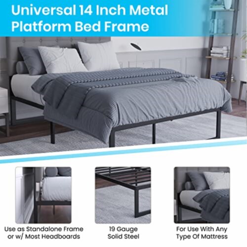 14 Metal Platform Bed Frame - No Box Spring Needed - Full, 1 - Harris Teeter 14 Metal Platform Bed Frame - No Box Spring Needed - Full, 1 - Harris Teeter