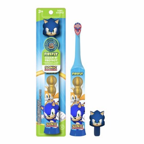 Firefly® Clean N' Protect™ Sonic™ The Hedgehog Toothbrush Perspective: left