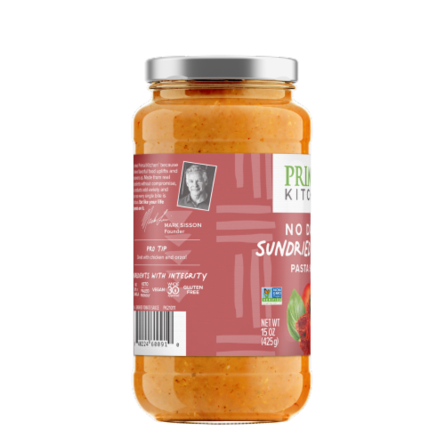 Primal Kitchen® No Dairy Sundried Tomato Pasta Sauce Perspective: left