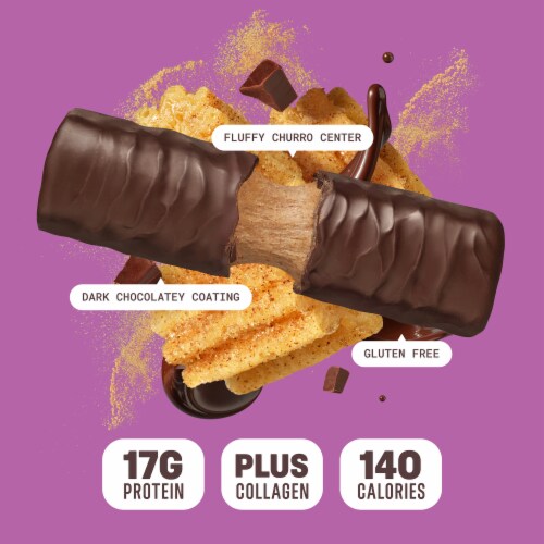 Built® Puff Churro Protein Bar Case Lot Sale Perspective: left