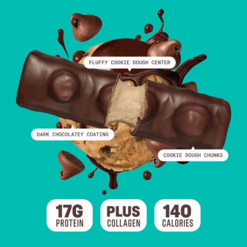 Built™ Cookie Dough Chunk Protein Bar Case Lot Sale Perspective: left