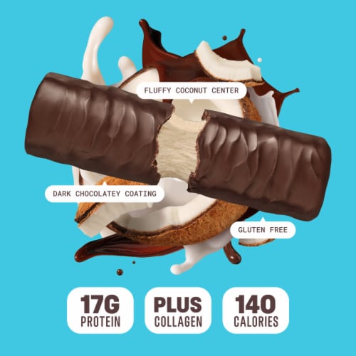BUILT® Puff Coconut Protein Bars Perspective: left