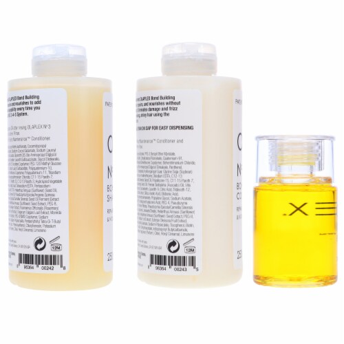Olaplex No.4 Bond Maintenance Shampoo 8.5 oz, No. 5 Bond Maintenance Conditioner 8.5 oz & No. Perspective: left