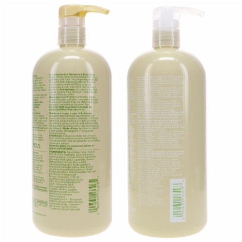 Paul Mitchell Tea Tree Hemp Restoring Shampoo & Body Wash 33.8 oz & Tea Tree Hemp Restoring C Perspective: left