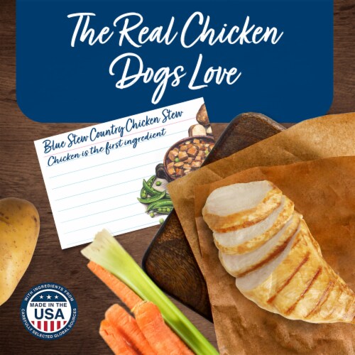 Blue Buffalo Blue's Stew Natural Wet Dog Food Country Chicken Stew Perspective: left