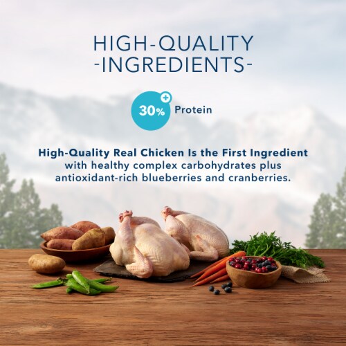 Blue™ Wilderness® Nature's Evolutionary Diet™ Chicken Adult Indoor Dry Cat Food Perspective: left